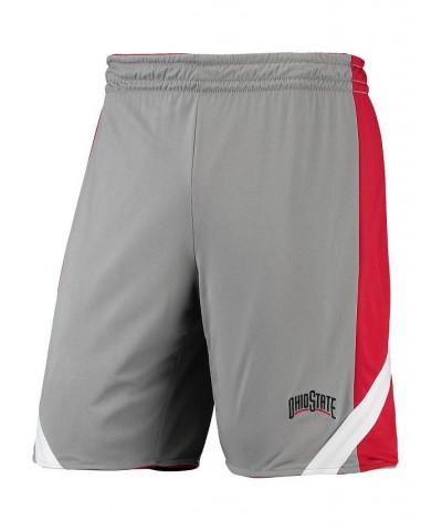 Men's Scarlet and Gray Ohio State Buckeyes Am I Wrong Reversible Shorts $28.49 Shorts