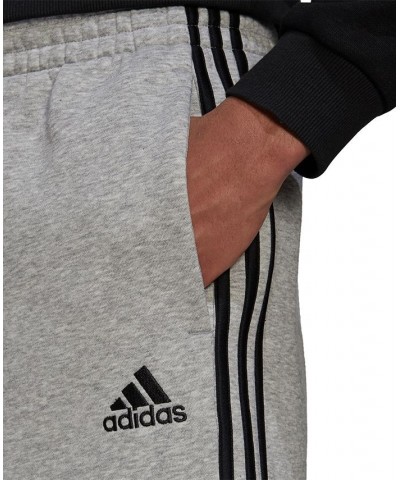 Men's 3-Stripes 10" Fleece Shorts Medium Grey Heather/Black $22.04 Shorts