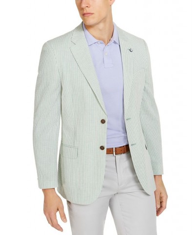 Men's Modern-Fit Stripe Seersucker Sport Coat PD02 $36.55 Blazers