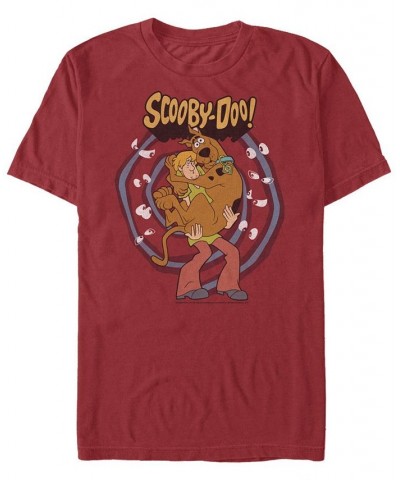 Men's Scooby Doo Rover Here Short Sleeve T-shirt Red $16.45 T-Shirts