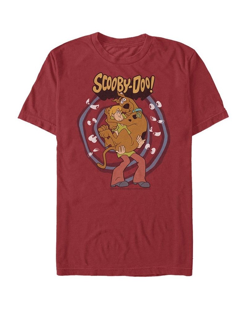 Men's Scooby Doo Rover Here Short Sleeve T-shirt Red $16.45 T-Shirts