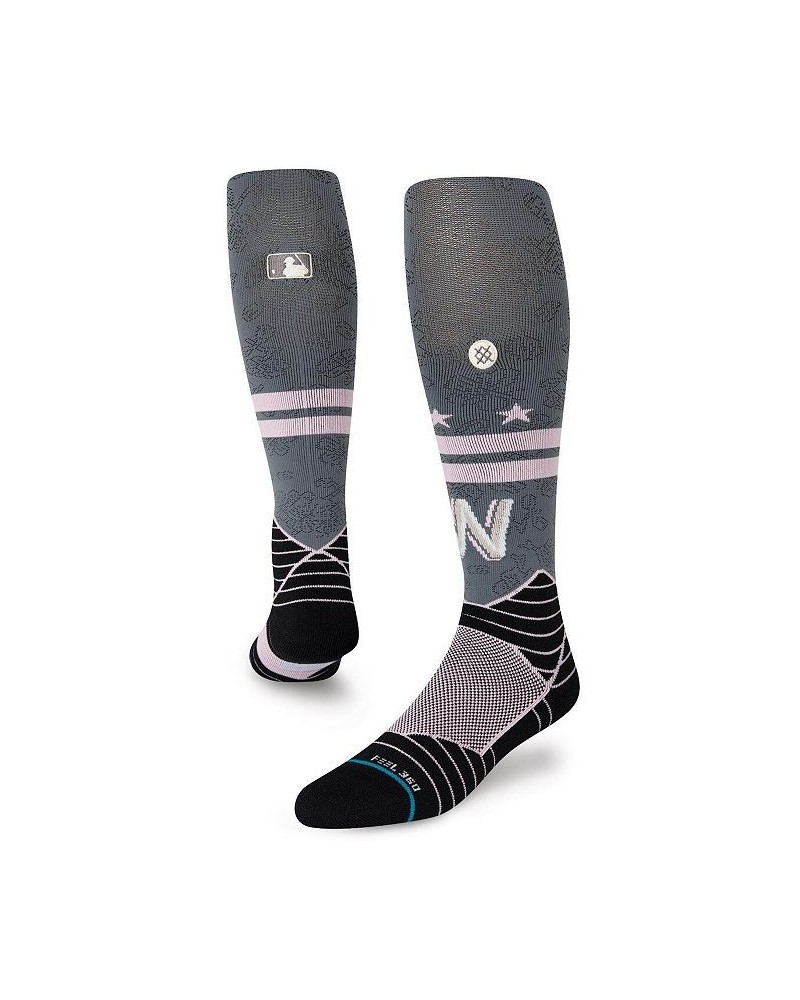 Men's Gray Washington Nationals 2022 City Connect Over the Calf Socks $19.37 Socks