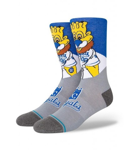 Men's Kansas City Royals Team Mascot Logo Crew Socks $16.79 Socks