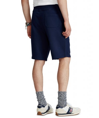 Men's 9.5" Cotton-Blend-Fleece Shorts Blue $37.98 Shorts