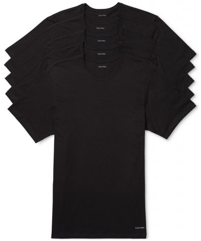 Men's 5-Pk. Cotton Classics Crew Neck Slim Fit Undershirts Black $25.47 Undershirt