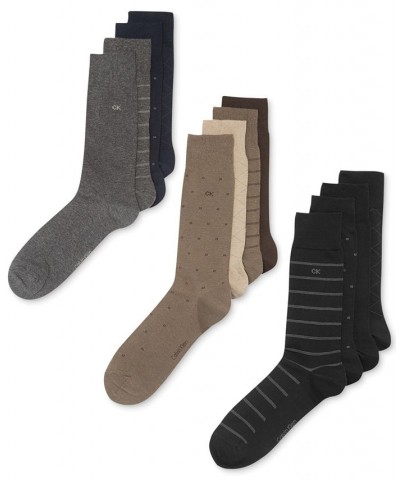 4-Pack Patterned Dress Socks Blue $11.68 Socks