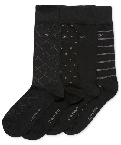 4-Pack Patterned Dress Socks Blue $11.68 Socks