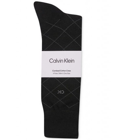 4-Pack Patterned Dress Socks Blue $11.68 Socks