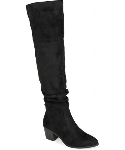 Women's Zivia Extra Wide Calf Boots PD01 $48.00 Shoes