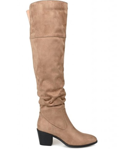 Women's Zivia Extra Wide Calf Boots PD01 $48.00 Shoes