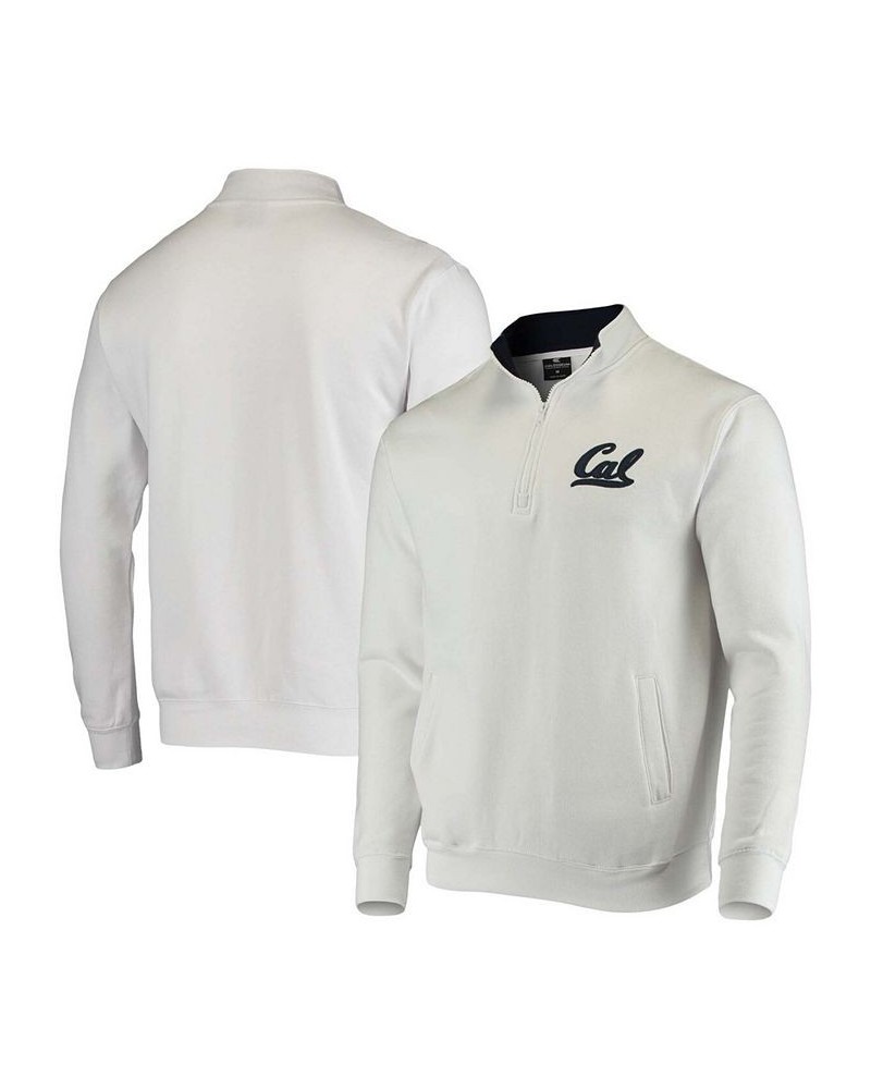 Men's White Cal Bears Tortugas Logo Quarter-Zip Jacket $24.00 Sweatshirt