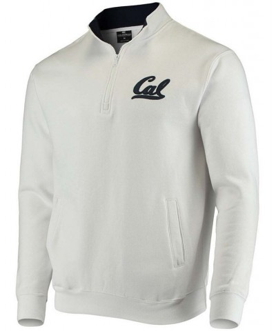 Men's White Cal Bears Tortugas Logo Quarter-Zip Jacket $24.00 Sweatshirt