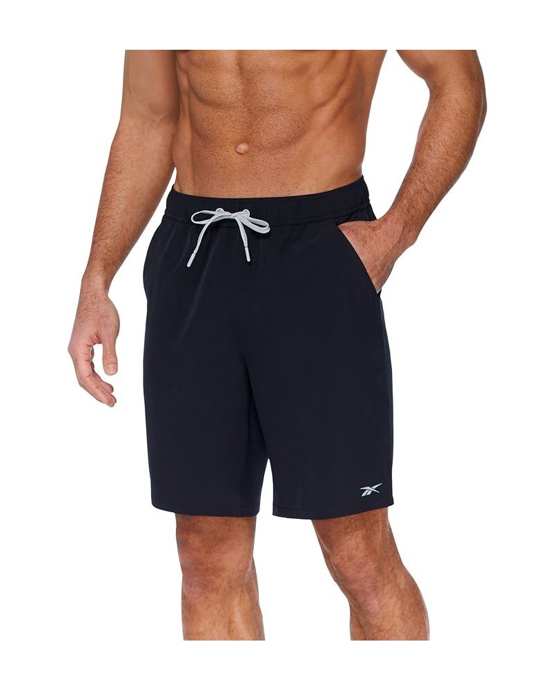 Men's 9" Athlete Volley Swim Shorts Black $18.34 Swimsuits