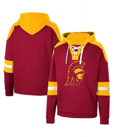 Men's Cardinal USC Trojans Lace-Up 4.0 Pullover Hoodie $36.75 Sweatshirt