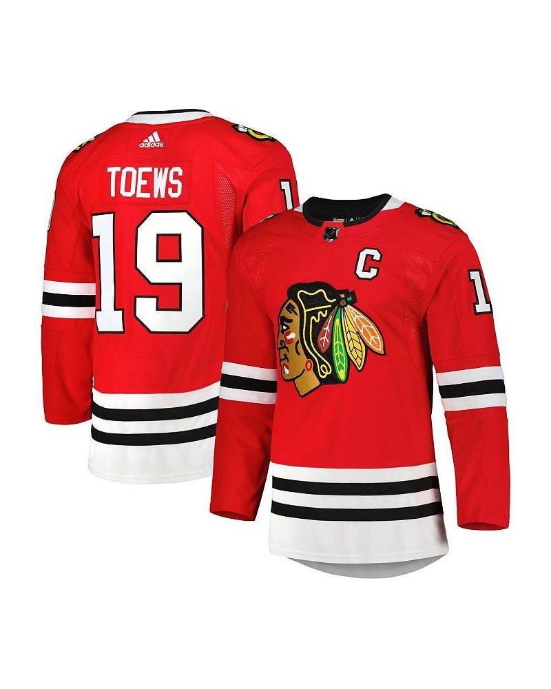 Men's Jonathan Toews Red Chicago Blackhawks Captain Patch Home Primegreen Authentic Pro Player Jersey $86.40 Jersey