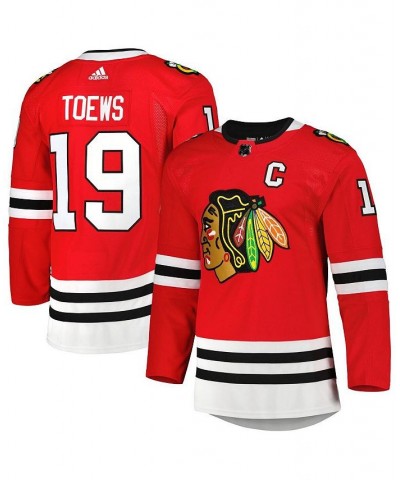 Men's Jonathan Toews Red Chicago Blackhawks Captain Patch Home Primegreen Authentic Pro Player Jersey $86.40 Jersey