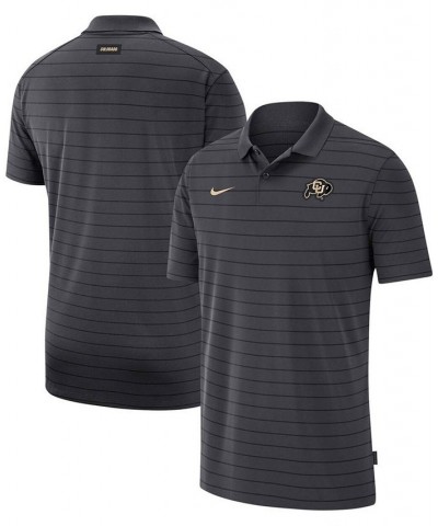 Men's Anthracite Colorado Buffaloes 2021 Early Season Victory Coaches Performance Polo $26.10 Polo Shirts