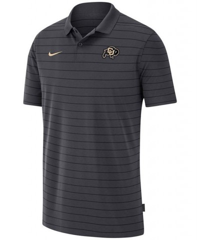 Men's Anthracite Colorado Buffaloes 2021 Early Season Victory Coaches Performance Polo $26.10 Polo Shirts