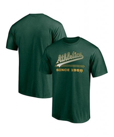 Men's Branded Green Oakland Athletics Total Dedication T-shirt $22.79 T-Shirts