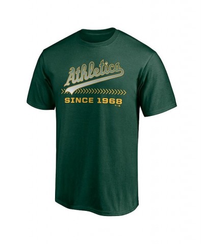 Men's Branded Green Oakland Athletics Total Dedication T-shirt $22.79 T-Shirts