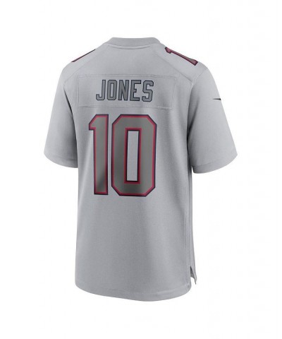 Men's Mac Jones Gray New England Patriots Atmosphere Fashion Game Jersey $70.00 Jersey