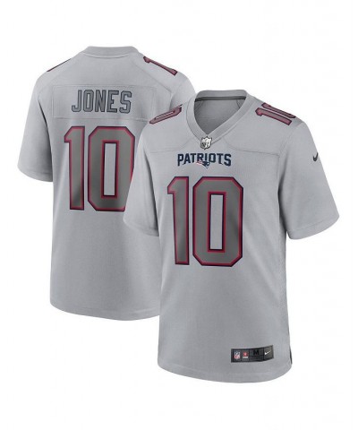 Men's Mac Jones Gray New England Patriots Atmosphere Fashion Game Jersey $70.00 Jersey