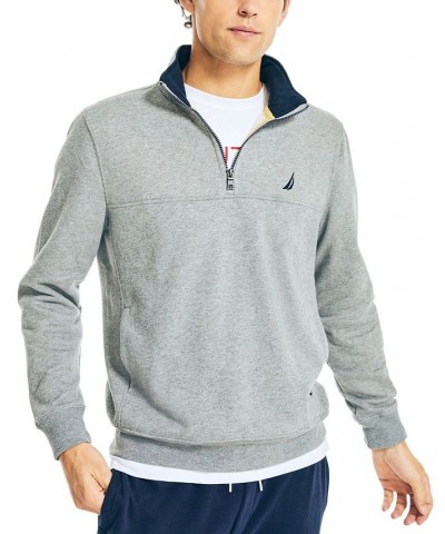 Men's J-Class Classic-Fit Quarter Zip Fleece Sweatshirt PD02 $16.73 Sweatshirt