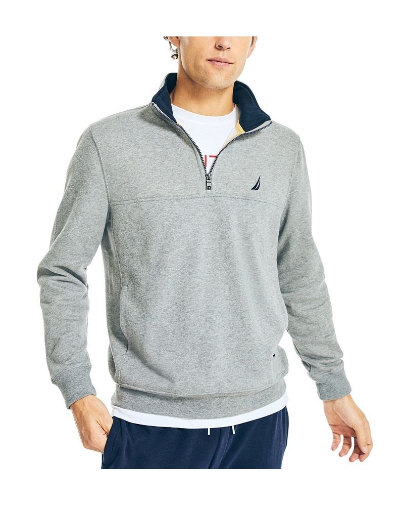 Men's J-Class Classic-Fit Quarter Zip Fleece Sweatshirt PD02 $16.73 Sweatshirt