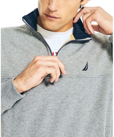 Men's J-Class Classic-Fit Quarter Zip Fleece Sweatshirt PD02 $16.73 Sweatshirt