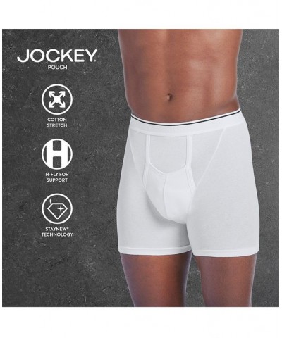 Men's Pouch Boxer Briefs 2-Pack White $13.50 Underwear