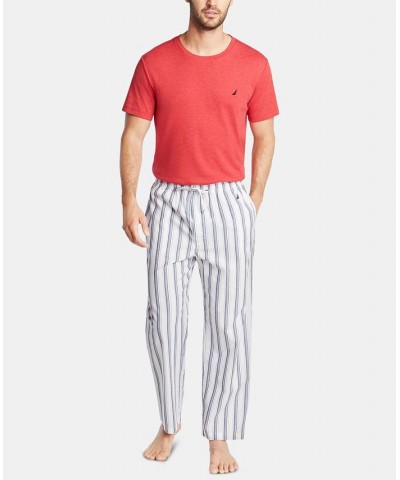 Men's Cotton Striped Pajama Pants White $14.05 Pajama