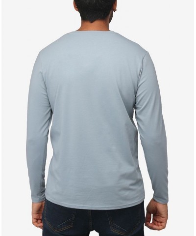 Men's Soft Stretch Crew Neck Long Sleeve T-shirt PD09 $19.60 T-Shirts