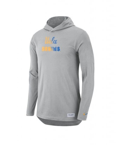 Men's Gray UCLA Bruins Campus Performance Hoodie Long Sleeve T-shirt $25.80 T-Shirts