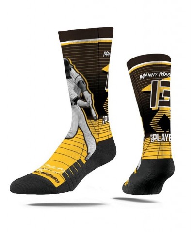 Men's and Women's Manny Machado San Diego Padres Synthwave Premium Full Sub Crew Socks $16.31 Socks