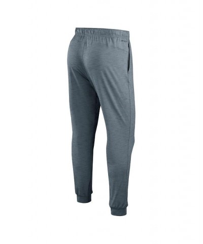 Men's Heather Gray Green Bay Packers Sideline Pop Player Performance Lounge Pants $43.00 Pajama