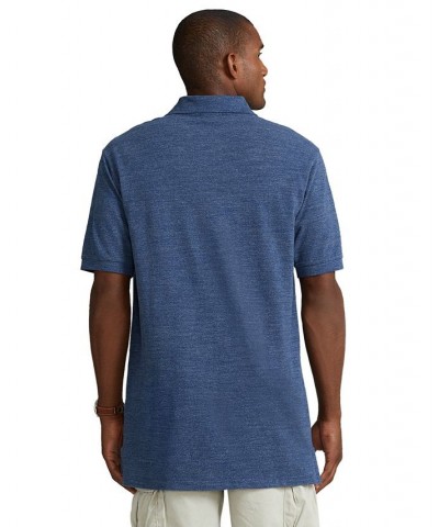 Men's Big & Tall Classic-Fit Cotton Mesh Polo Classic Royal Heather $55.20 Polo Shirts