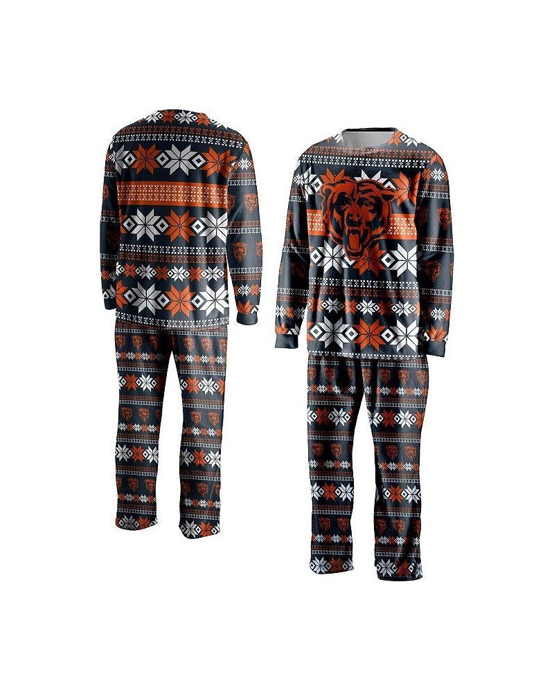 Men's Navy Chicago Bears Ugly Pajama Set $26.00 Pajama