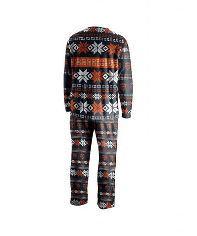 Men's Navy Chicago Bears Ugly Pajama Set $26.00 Pajama