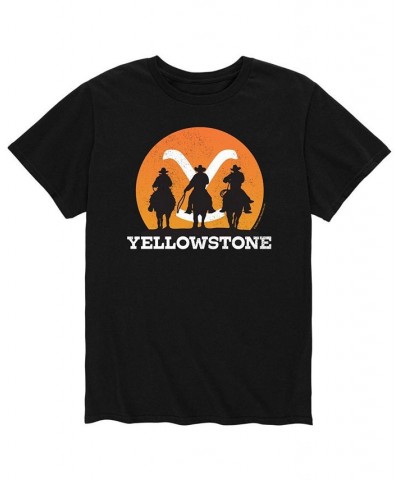 Men's Yellowstone Cowboy Sunset T-shirt $16.10 T-Shirts