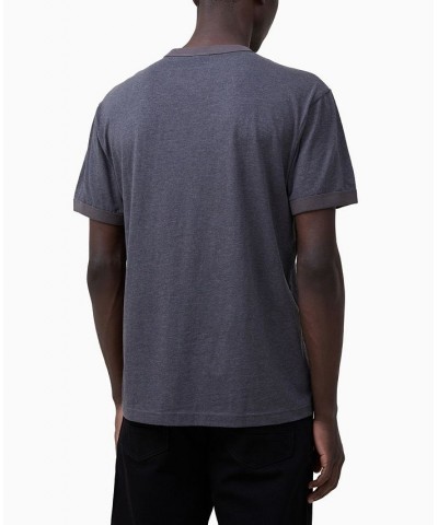 Men's Loose Fit Ringer Crew Neck T-shirt PD01 $15.00 T-Shirts