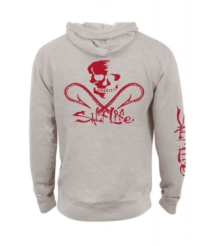 Mens Skull and Hooks Hoodie Tan/Beige $33.00 T-Shirts