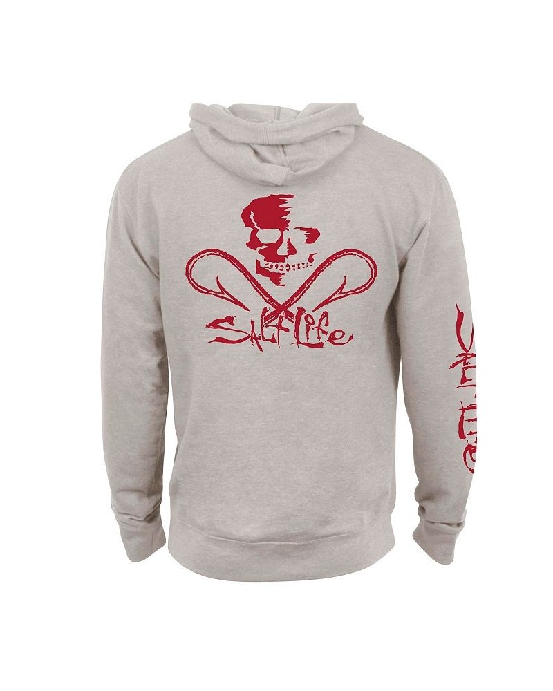 Mens Skull and Hooks Hoodie Tan/Beige $33.00 T-Shirts