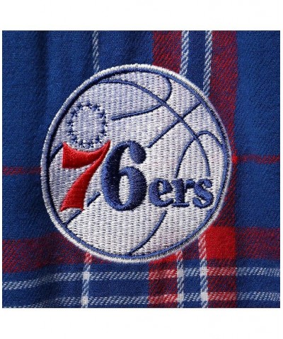 Men's Royal Philadelphia 76ers Big and Tall Ethos T-shirt and Pants Sleep Set $32.99 Pajama