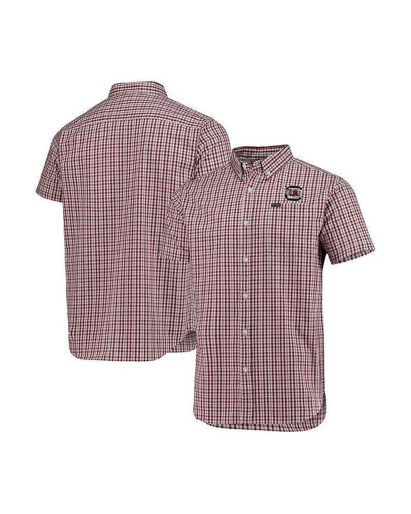 Men's Garnet South Carolina Gamecocks Rapid Rivers Logo Button-Down Shirt $27.95 Shirts