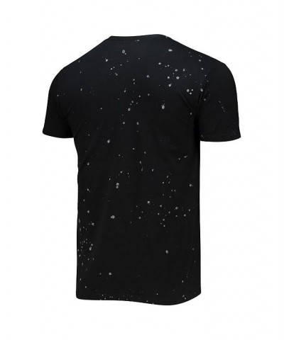 Men's Black Morehouse Maroon Tigers Bleach Splatter T-shirt $26.09 T-Shirts