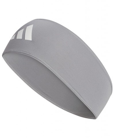 Men's Alphaskin Wide Logo-Print Headband Grey/white $11.52 Accessories