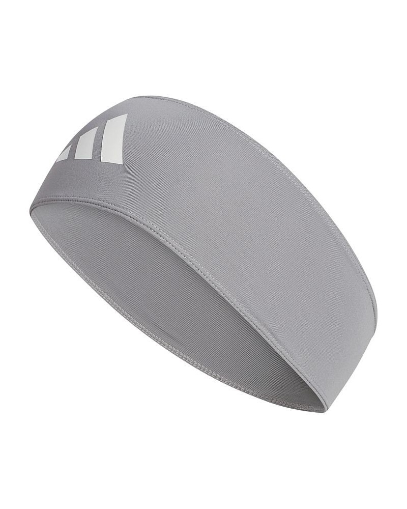 Men's Alphaskin Wide Logo-Print Headband Grey/white $11.52 Accessories