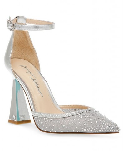 Women's Viola Evening Pump Gray $59.34 Shoes