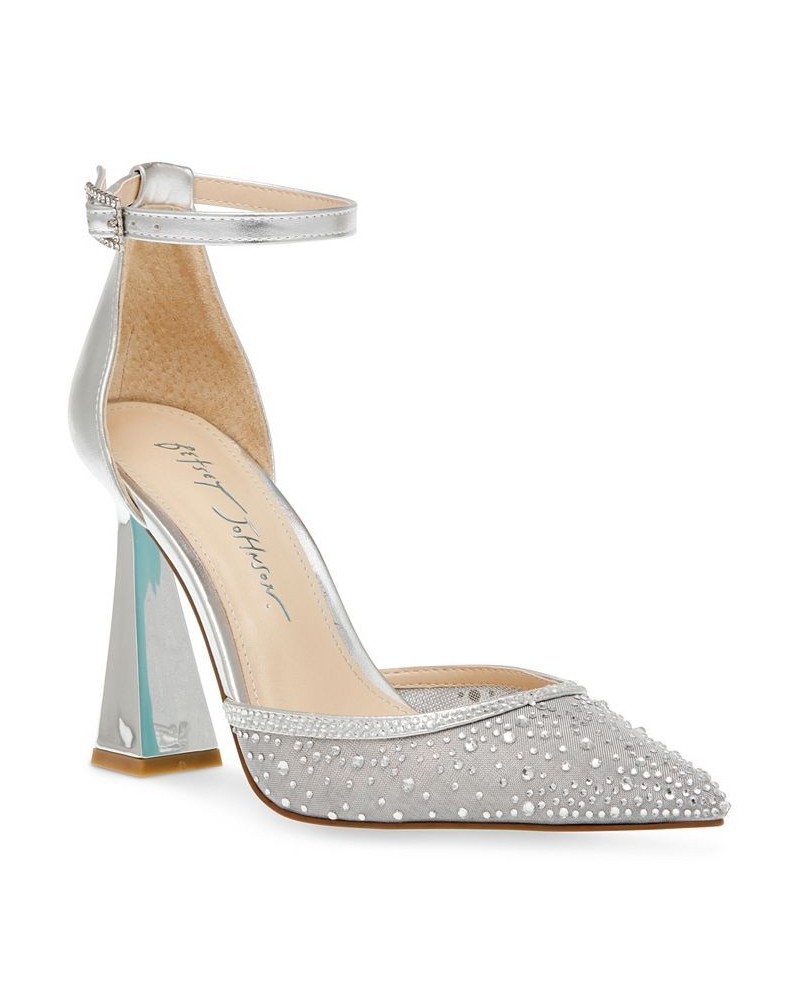 Women's Viola Evening Pump Gray $59.34 Shoes