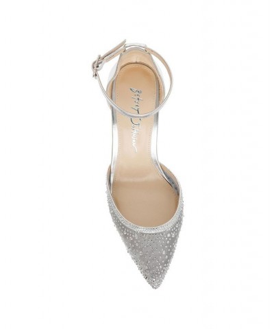 Women's Viola Evening Pump Gray $59.34 Shoes